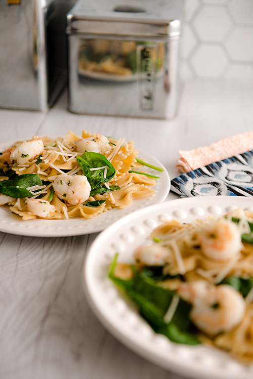 Dietitian Spotlight Basil Butter Bowtie Pasta